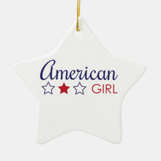 Ornement Étoile En Céramique American Girl Stars