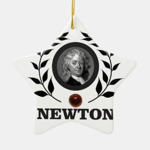 Ornement Étoile En Céramique art de newton de pomme