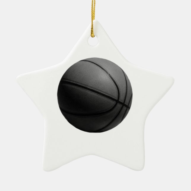 Ornement Étoile En Céramique Basket (Devant)