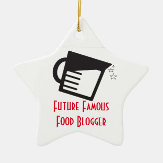 Ornement Étoile En Céramique Blogger célèbre de nourriture d'avenir