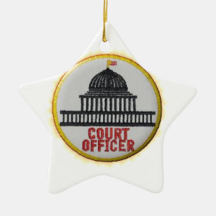 Ornement Étoile En Céramique Dirigeant de cour