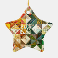 Édredon de patchwork démodé