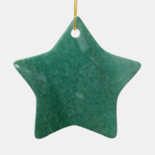 Ornement Étoile En Céramique Étoile de jade