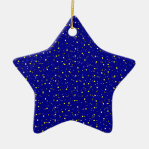 Ornement Étoile En Céramique Étoiles
