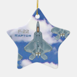 Ornement Étoile En Céramique F-22 Raptor