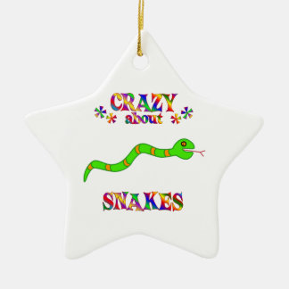Ornement Étoile En Céramique Fou au sujet des serpents