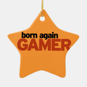 Ornement Étoile En Céramique Gamer