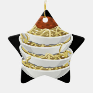 Ornement Étoile En Céramique Glitch food