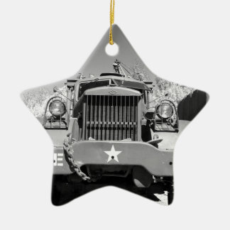 Ornement Étoile En Céramique Grand camion d'armée