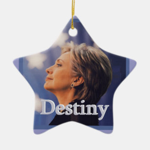 Ornement Étoile En Céramique Hillary 2016