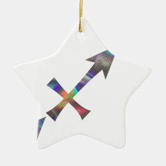 Ornement Étoile En Céramique hologramme Sagittarius