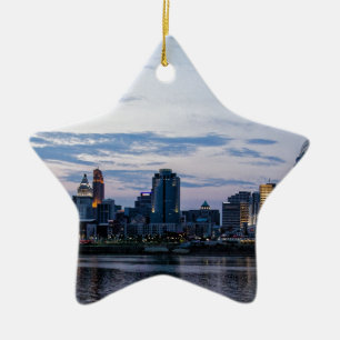 Ornement Étoile En Céramique Horizon de Cincinnati