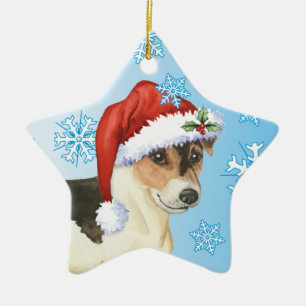 Ornement Étoile En Céramique Howlidays heureux Russell Terrier