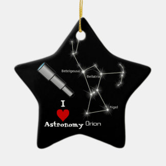 Ornement Étoile En Céramique J'aime l'astronomie
