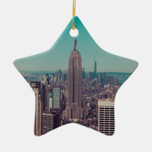 Ornement Étoile En Céramique L'Empire State Building