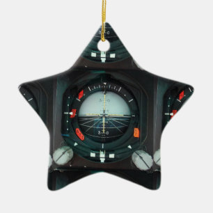 Ornement Étoile En Céramique L'instrument du pilote