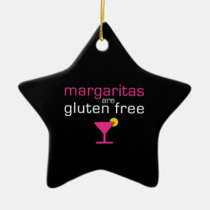 Ornement Étoile En Céramique Margaritas est sans gluten
