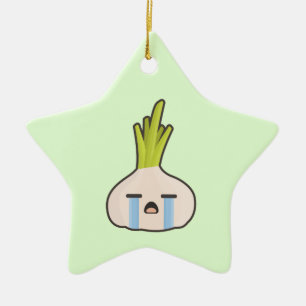 Ornement Étoile En Céramique Oignon de Kawaii