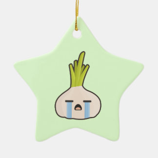 Ornement Étoile En Céramique Oignon de Kawaii