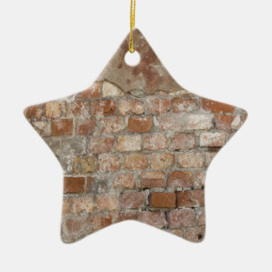 Ornement Étoile En Céramique Old Brick