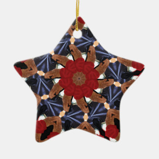 Ornement Étoile En Céramique Persan Dreamcatcher