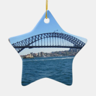 Ornement Étoile En Céramique Pont de port de Sydney