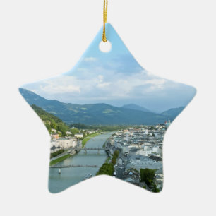 Ornement Étoile En Céramique Salzbourg