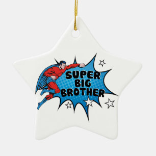 Ornement Étoile En Céramique Superhero Devenir un Big Brother