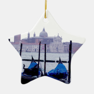 Ornement Étoile En Céramique Venise Italie Voyage