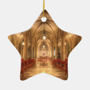 Ornement Étoile En Céramique Washington National Cathedral Bethlehem Chapel