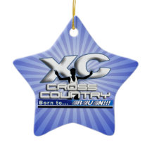 XC NÉ POUR COURIR LE LOGO DE PAYS CROISÉ