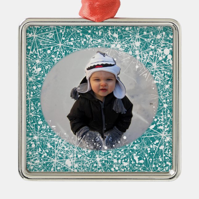 Ornement fait sur commande de flocon de neige (Devant)