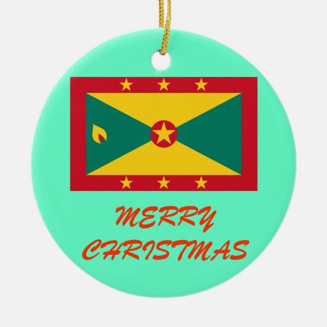 Ornement fait sur commande de Noël de GRENADA* (Devant)