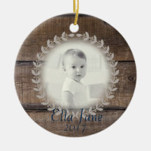 Ornement fait sur commande de photo de guirlande