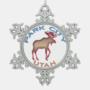 Ornement fantastique de flocon de neige de Park