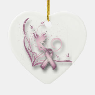 Ornement féerique de cancer du sein