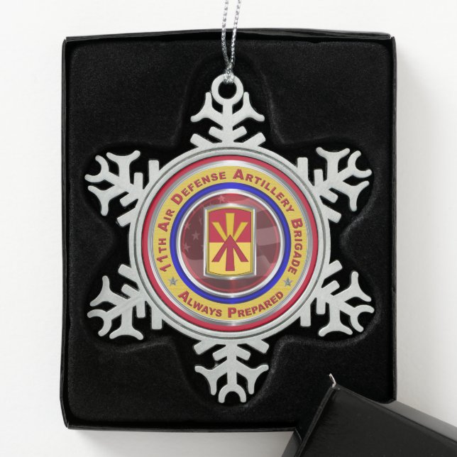Ornement Flocon De Neige 11e brigade de défense aérienne (Boîte)