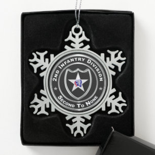 Ornement Flocon De Neige 2e division d'infanterie