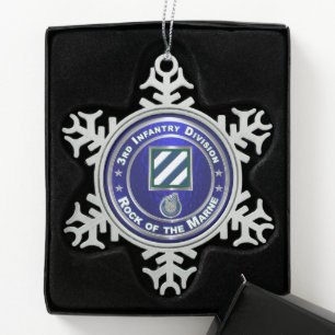 Ornement Flocon De Neige 3e division d'infanterie