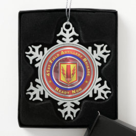 Ornement Flocon De Neige 41e brigade d'artillerie de campagne