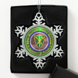 Ornement Flocon De Neige 42e brigade de police militaire