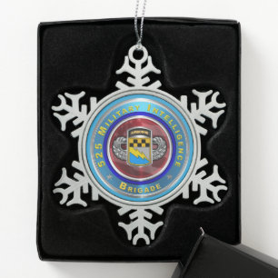 Ornement Flocon De Neige 525e brigade de renseignement militaire