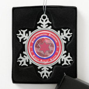Ornement Flocon De Neige 6e division d'infanterie