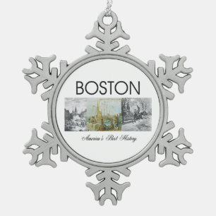 Ornement Flocon De Neige ABH Boston