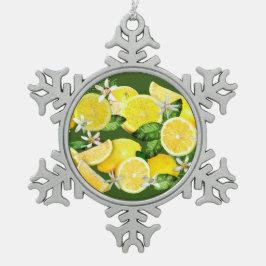 Ornement Flocon De Neige Acid Lemons from Calabria