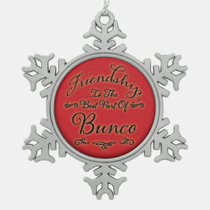 Ornement Flocon De Neige Amitié de Bunco