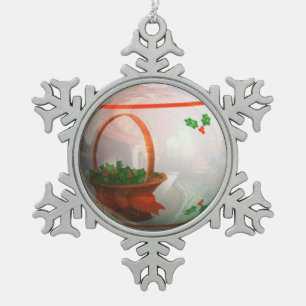 Ornement Flocon De Neige ampoule blanche de Noël