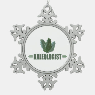 Ornement Flocon De Neige Amusant Kale Lover