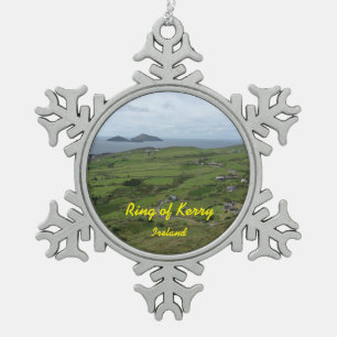 Ornement Flocon De Neige Anneau irlandais d'ornement de Kerry Irlande