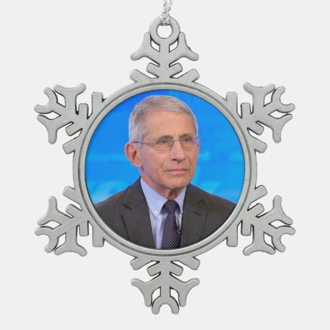 Ornement Flocon De Neige Anthony Fauci Hero (Devant)